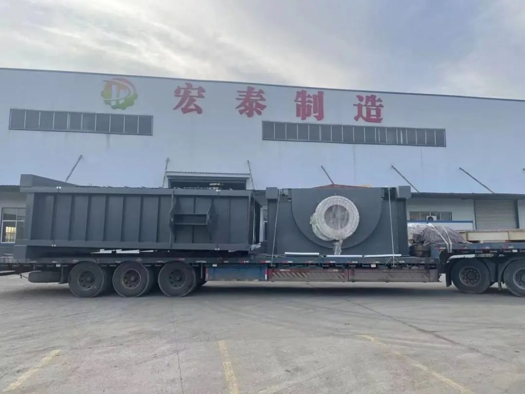 湖南宏泰承接的湖南某高分子材料有限公司的一臺氣體冷凝裝置順利交付