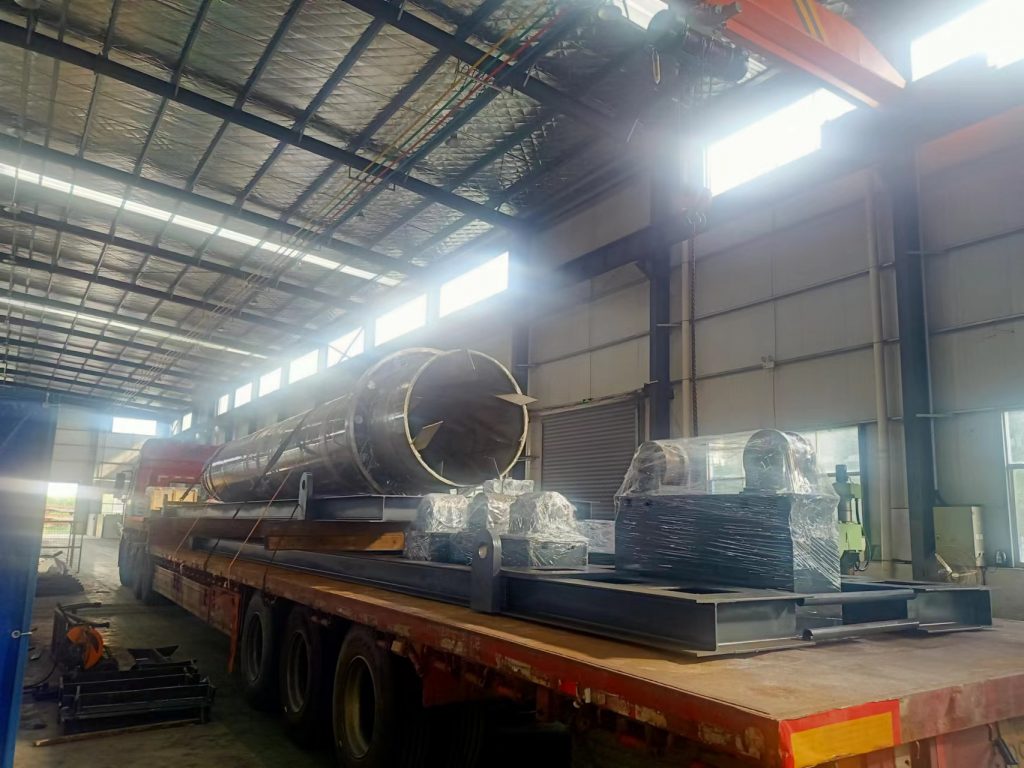 湖南宏泰承接的國內某智能制造科技有限公司的鋰電原料加工設備順利出廠